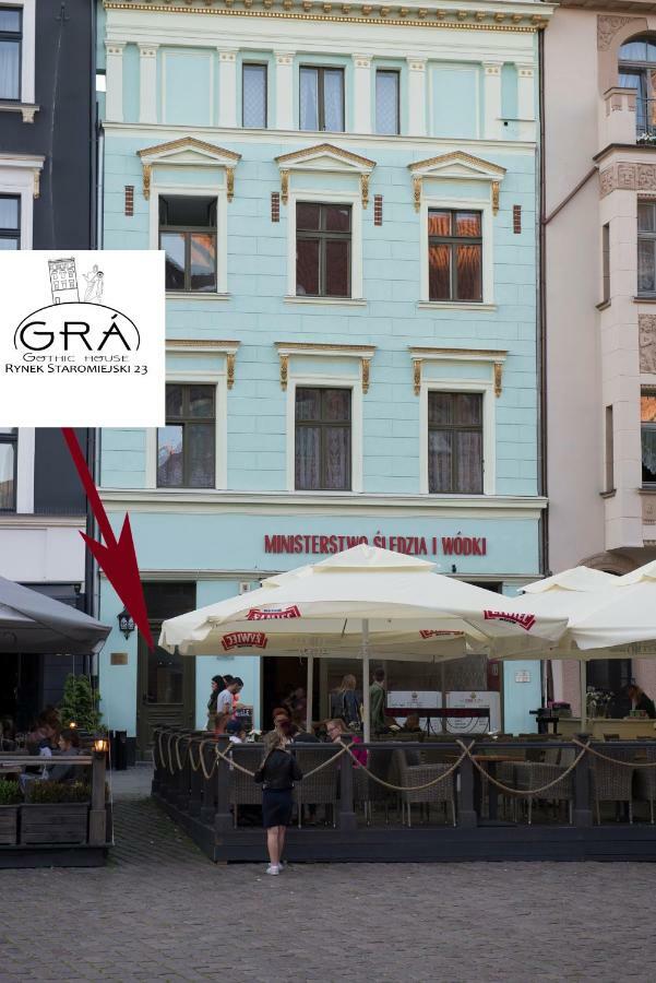 Apartament Gra - Gothic House ทอรูน ภายนอก รูปภาพ