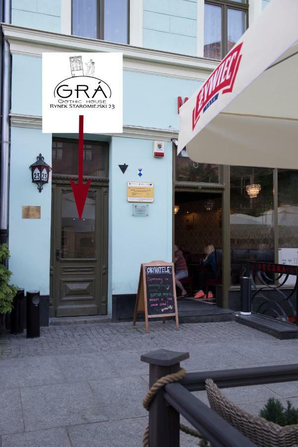 Apartament Gra - Gothic House ทอรูน ภายนอก รูปภาพ
